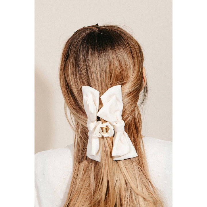 Double Ribbon Hair Claw