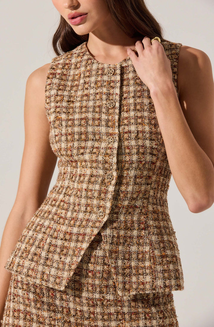DILONE TWEED MINI DRESS