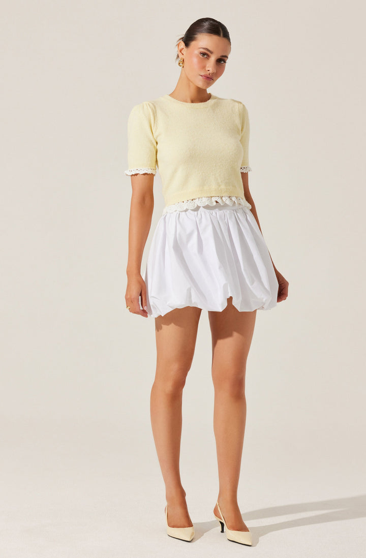 LIBI BUBBLE MINI SKIRT