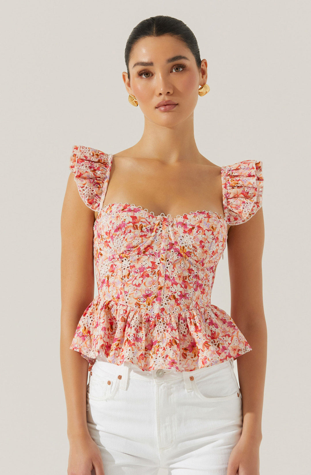 BAYLIN PEPLUM TOP