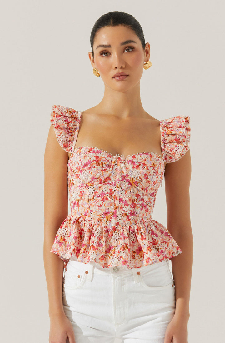BAYLIN PEPLUM TOP