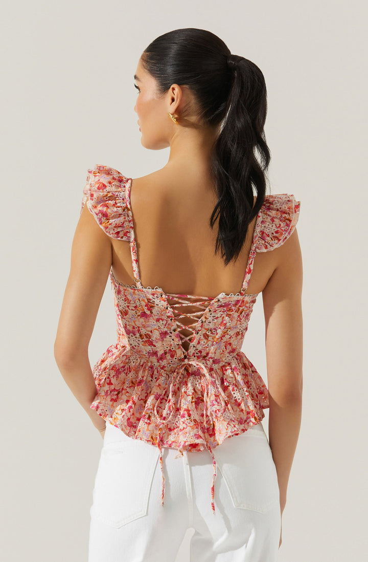 BAYLIN PEPLUM TOP
