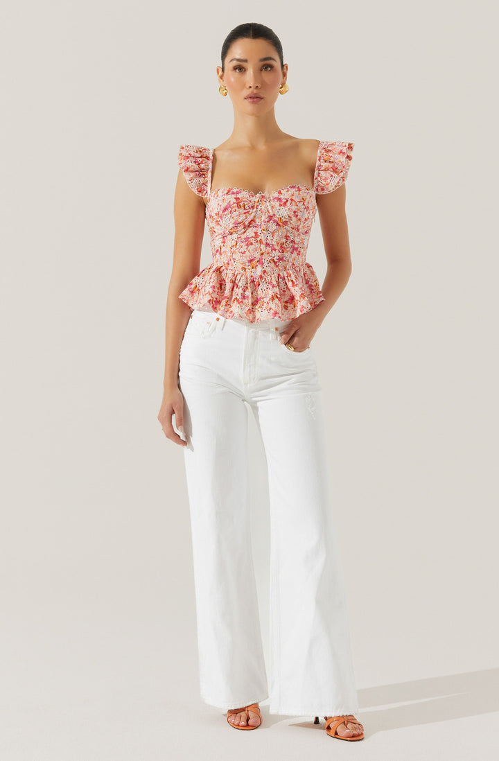 BAYLIN PEPLUM TOP