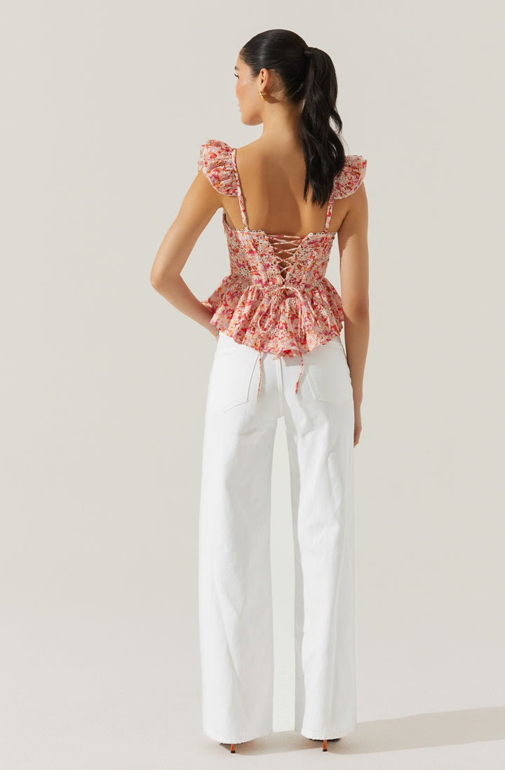 BAYLIN PEPLUM TOP