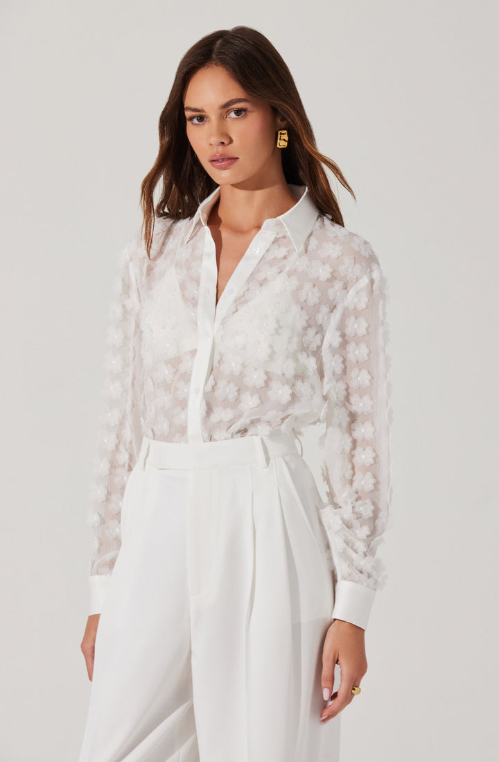 IOANNIS FLORAL BLOUSE