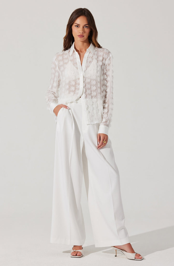 IOANNIS FLORAL BLOUSE