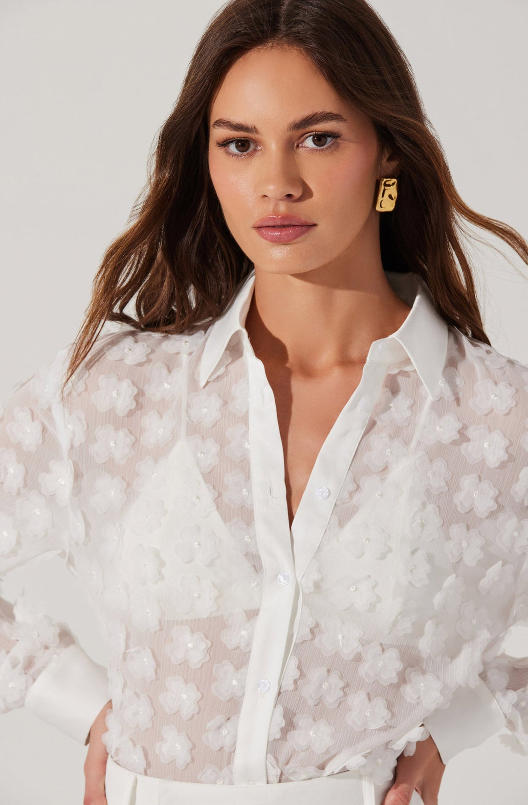 IOANNIS FLORAL BLOUSE