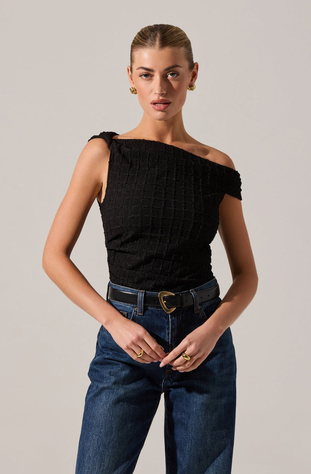 LINDY TEXTURED TOP