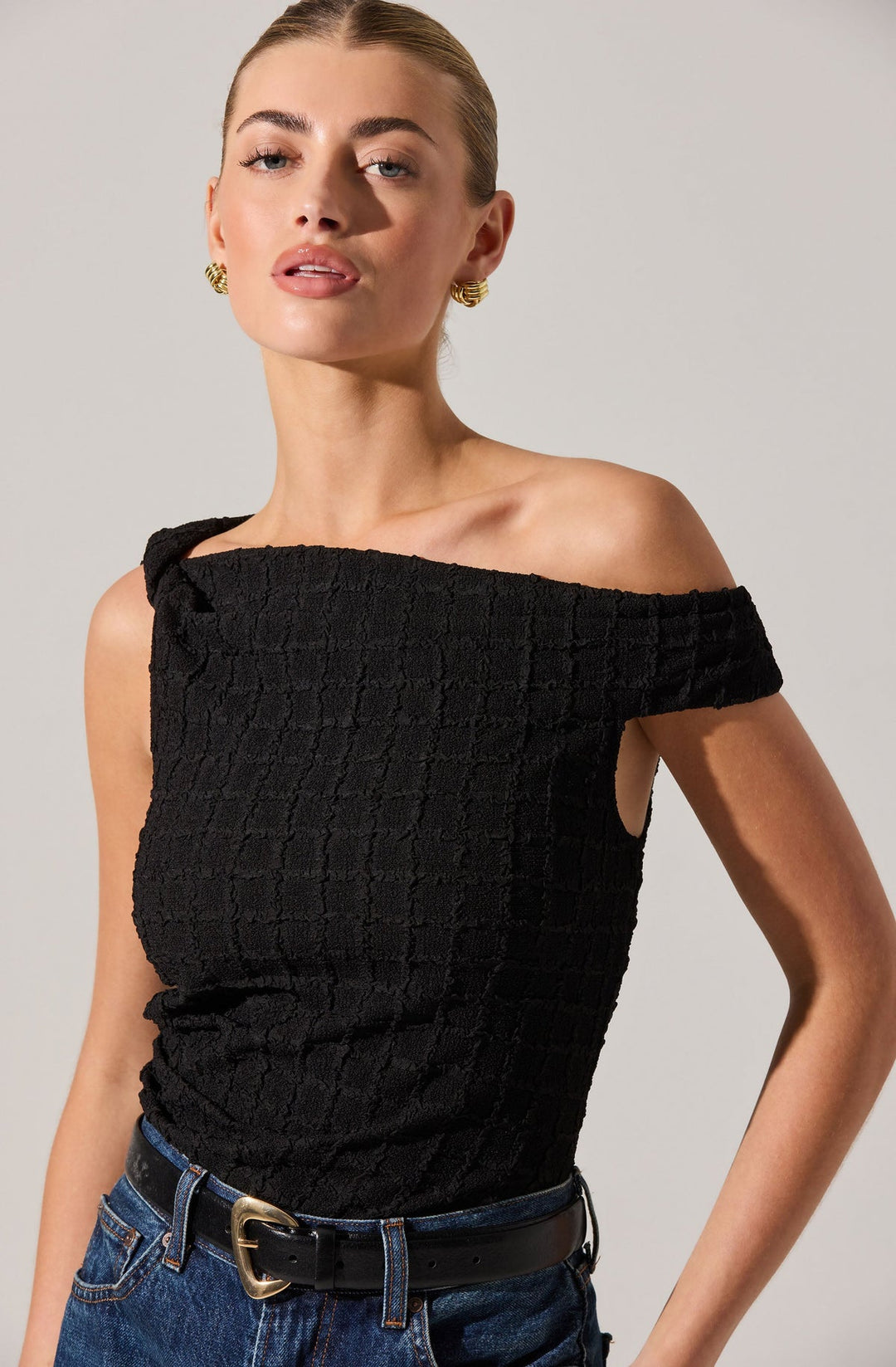 LINDY TEXTURED TOP