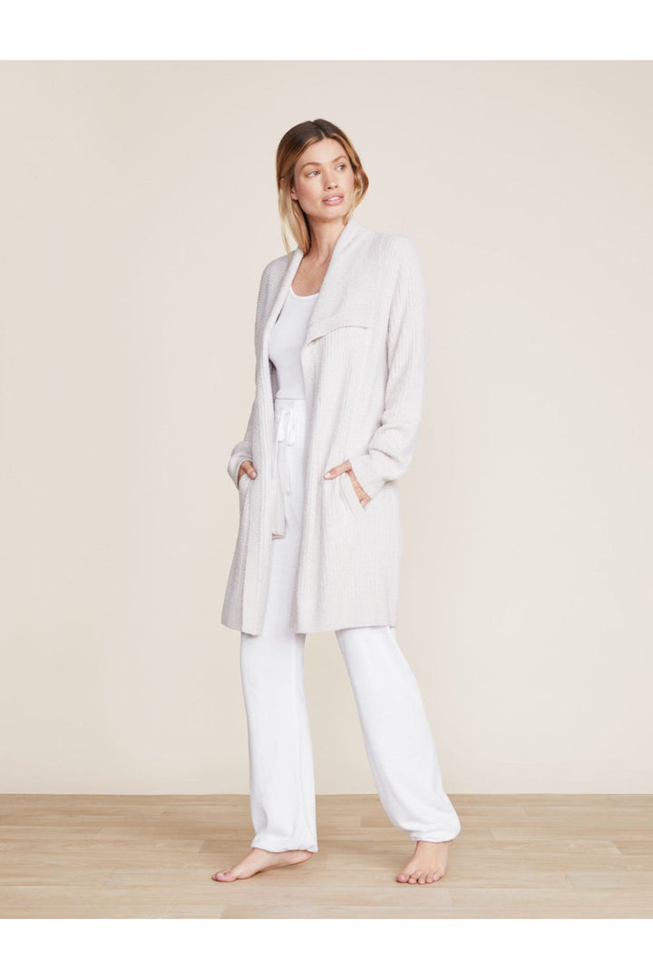 COZYCHIC LITE RIBBED DRAPED CARDI