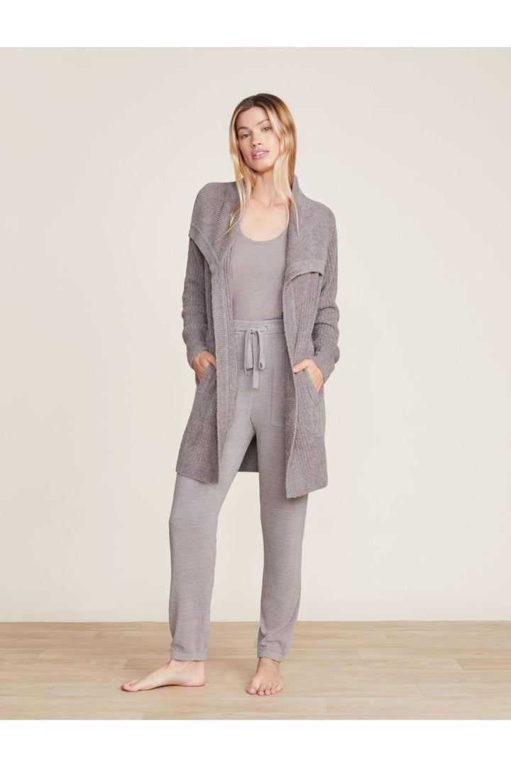 COZYCHIC LITE RIBBED DRAPED CARDI