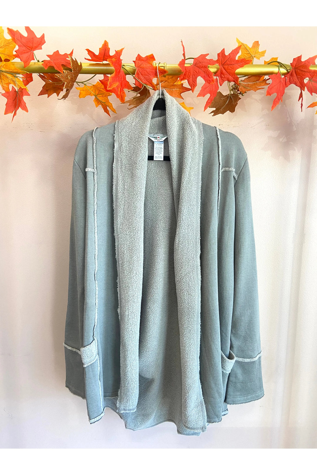 SLOUCHY SHERPA CARDIGAN