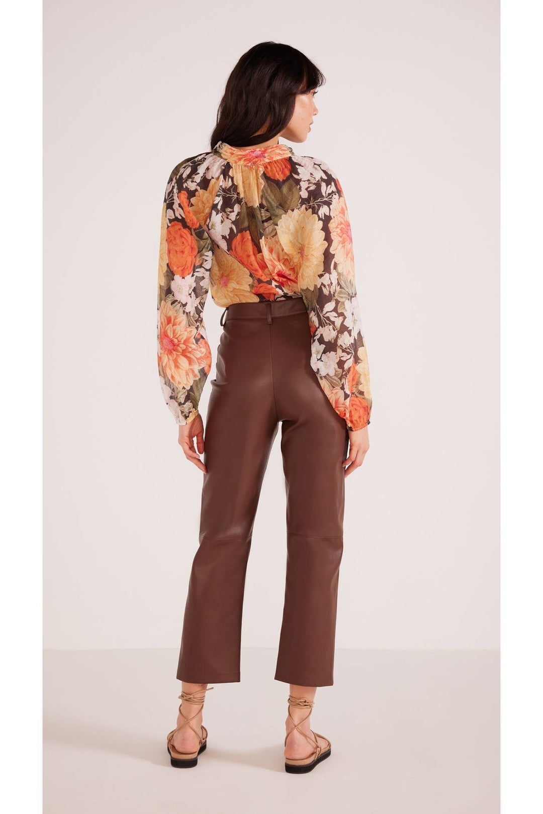 LANI FAUX LEATHER PANT