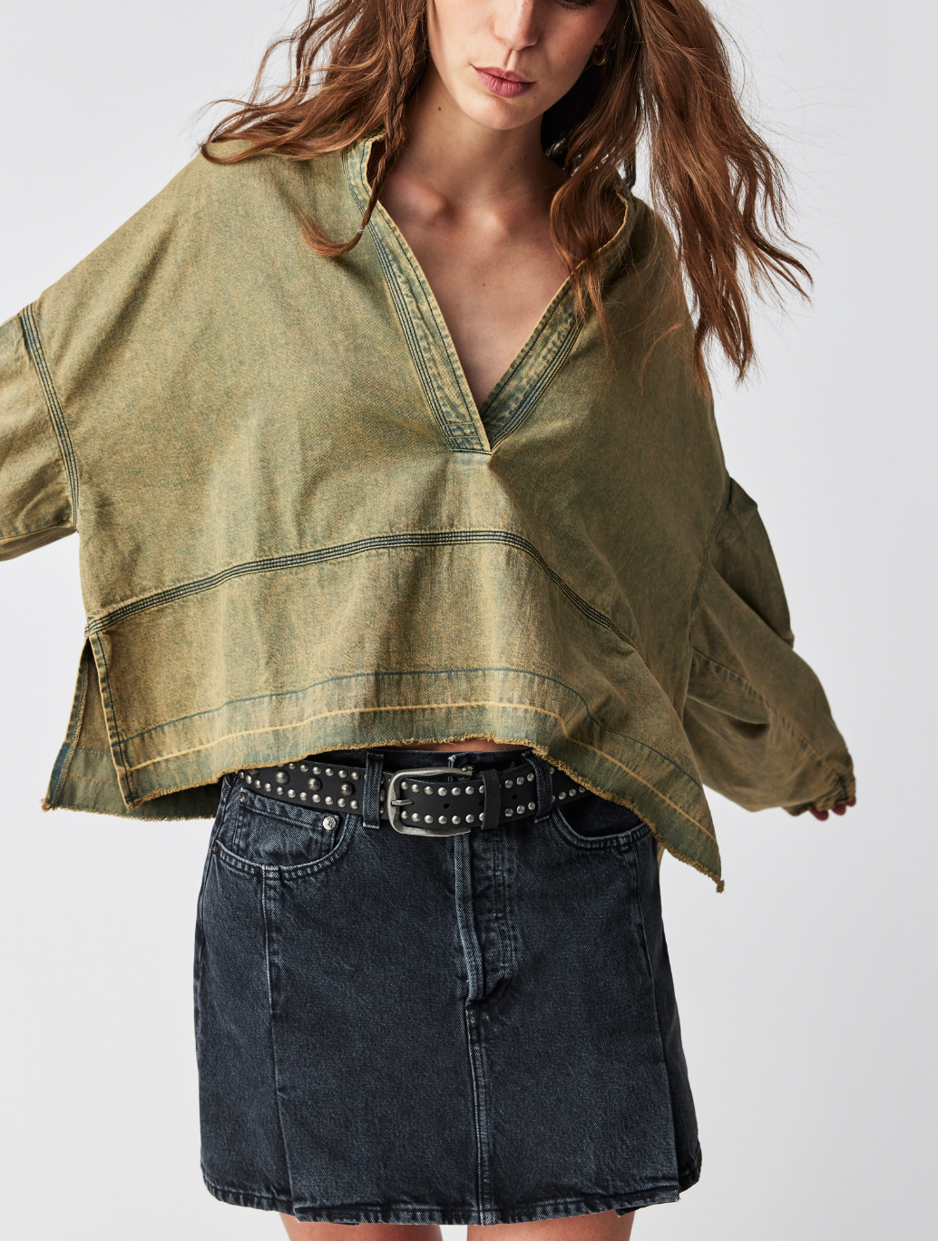 JUDE DENIM PULLOVER