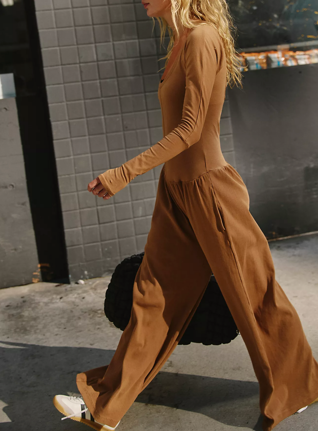 HOT SHOT WIDE LEG ONESIE