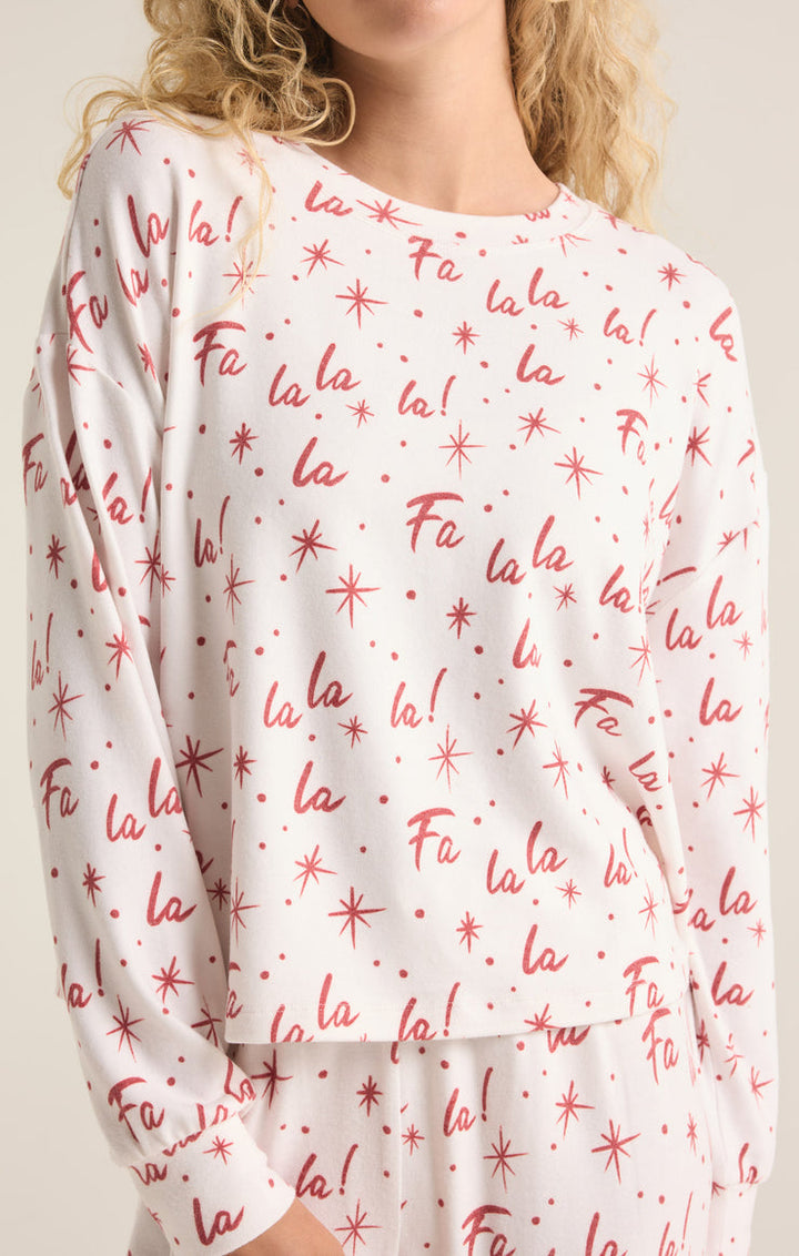 FA LA LA CLOUD KNIT TOP