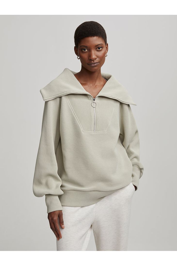 Vine Pullover in 2023  Half zip pullover, Half zip sweatshirt