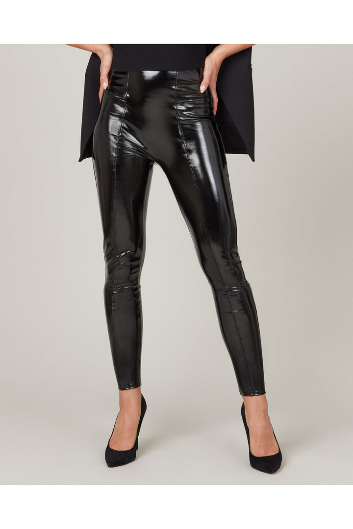 FAUX PATENT LEATHER LEGGING