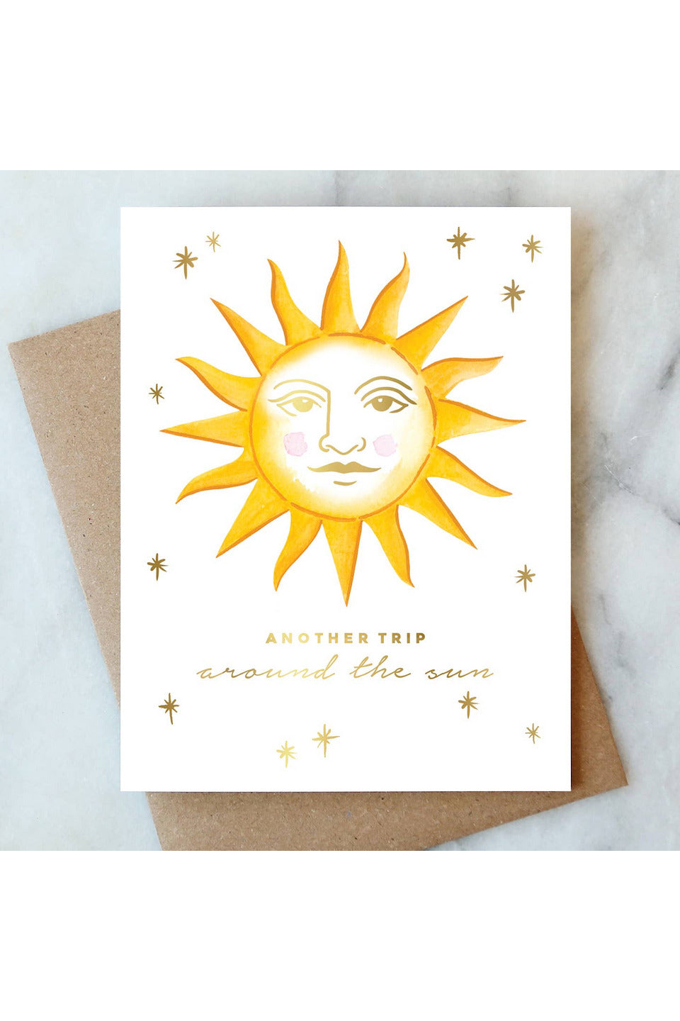 TRIP AROUND THE SUN CARD