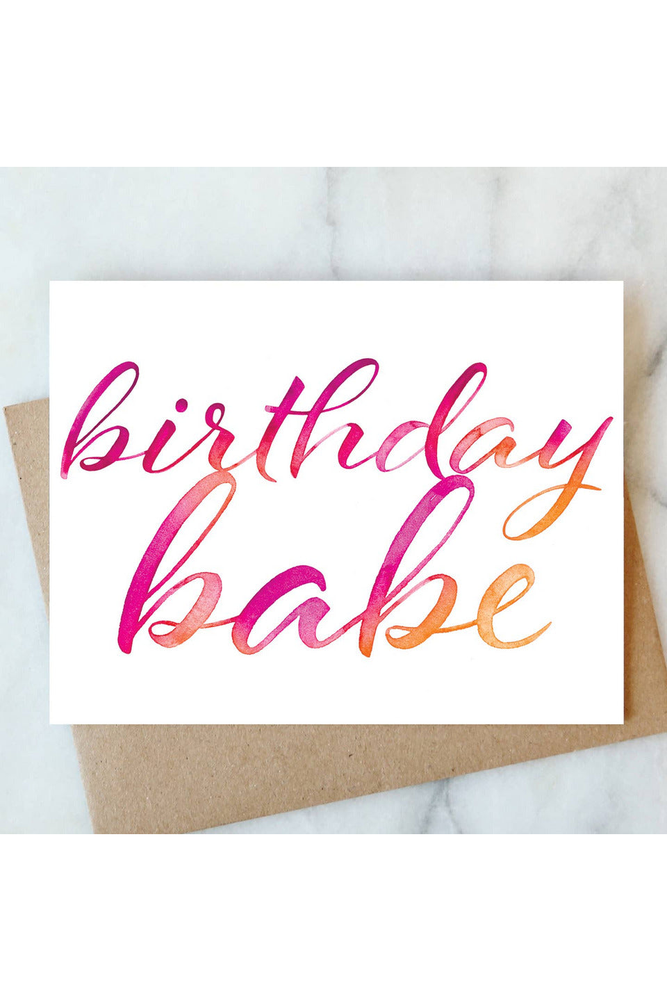 BIRTHDAY BABE BDAY CARD