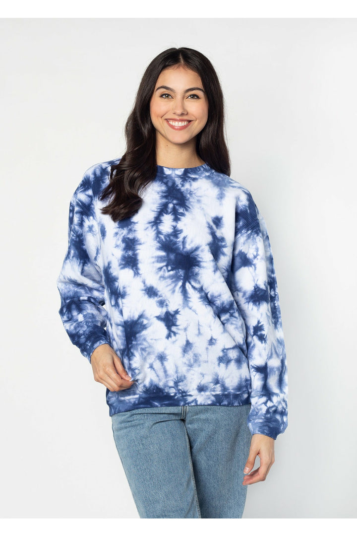 CORDED CREW SWEATSHIRT
