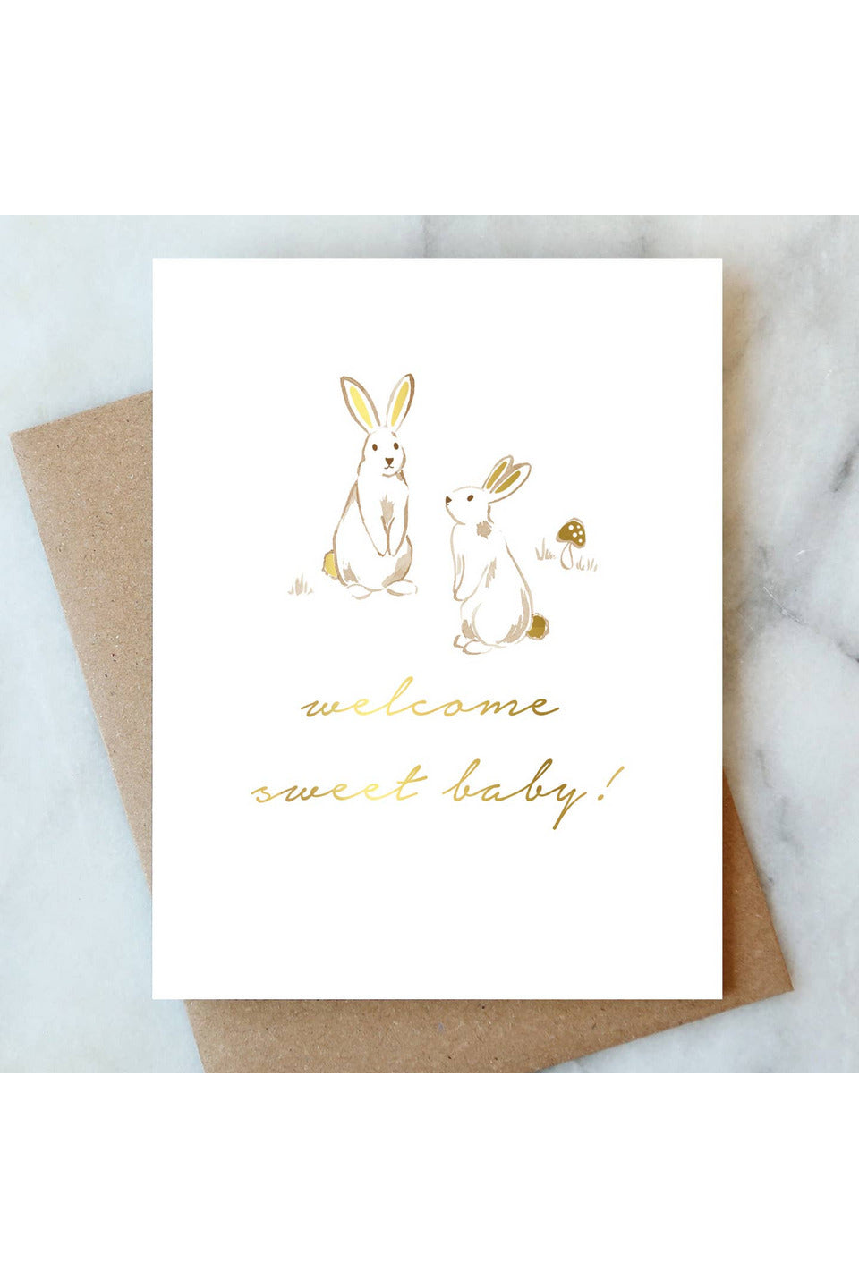 BUNNIES BABY CARD