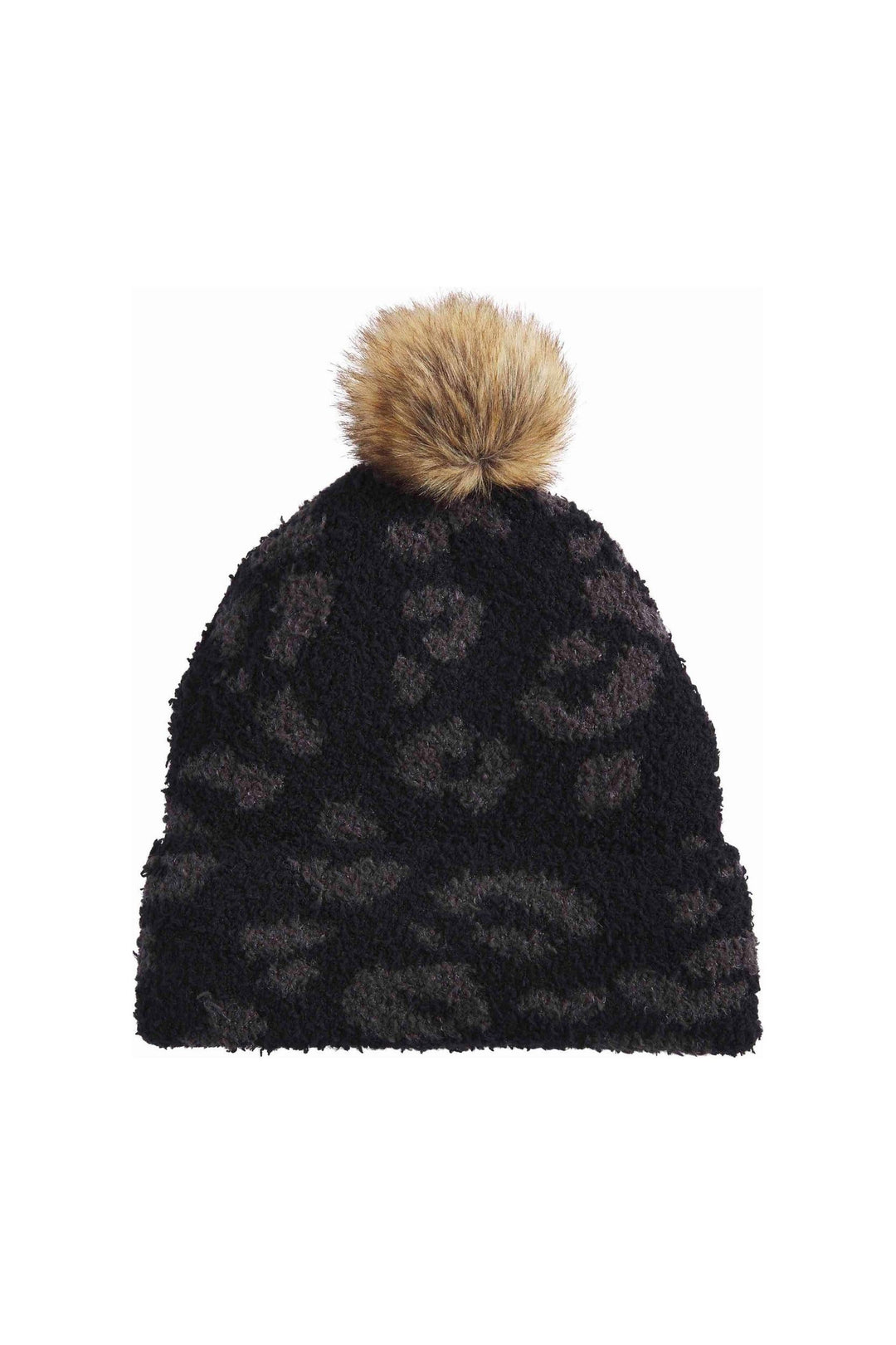 LEOPARD CHENILLE BEANIE