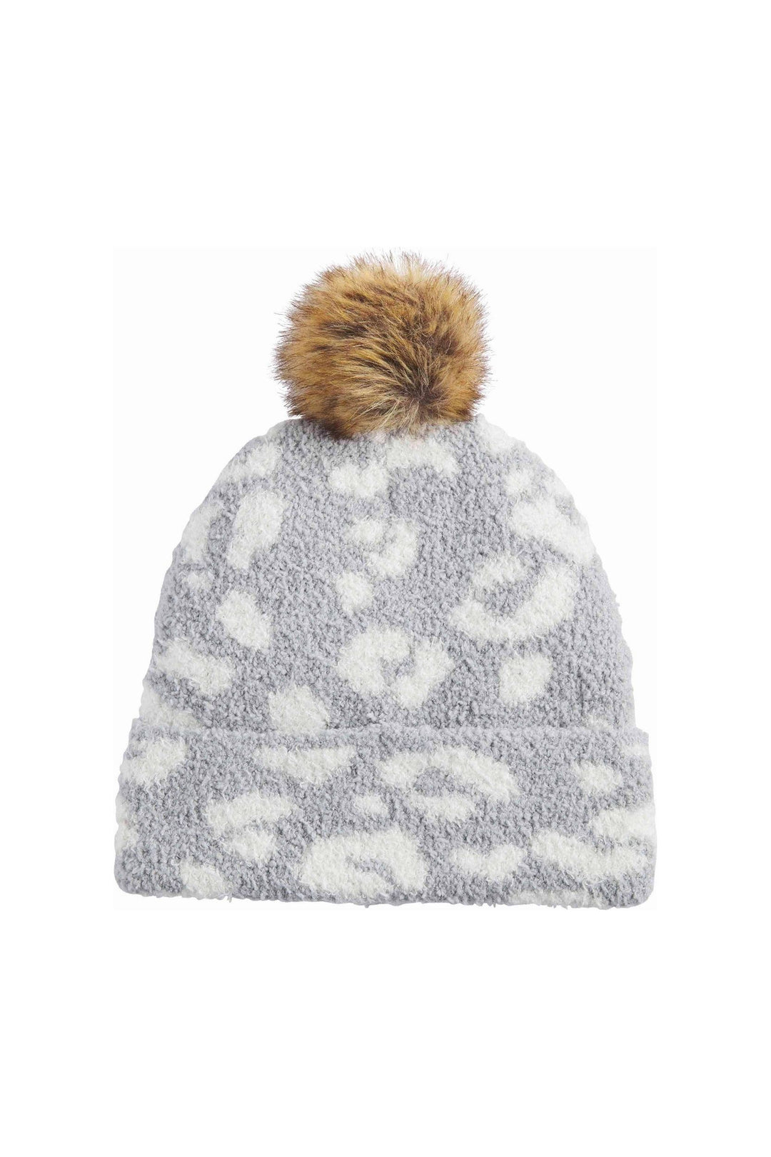 LEOPARD CHENILLE BEANIE