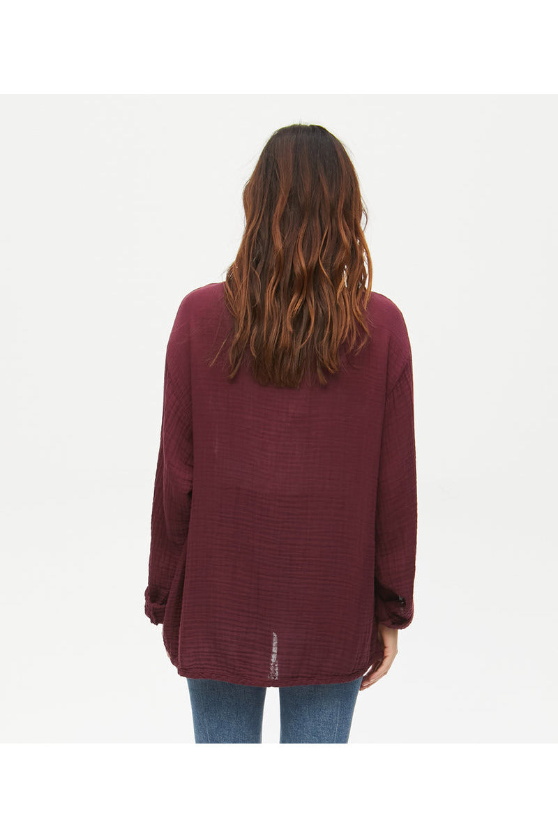 DANA BLAZER-PLUM