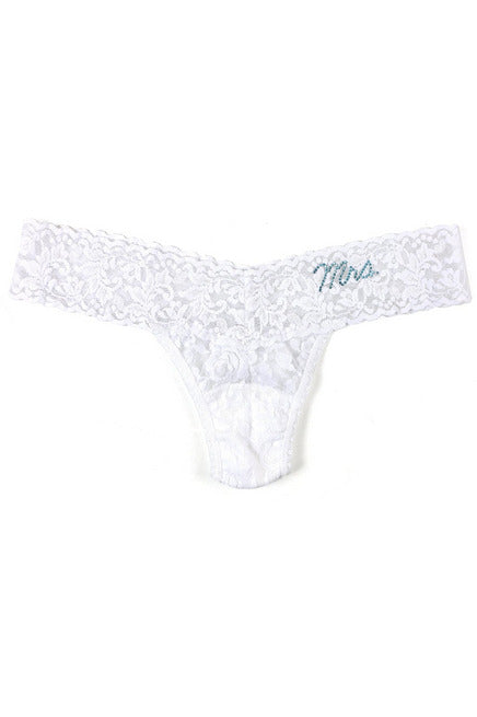 MRS. CRYSTAL LOW ROSE THONG – Park & Madison Boutique