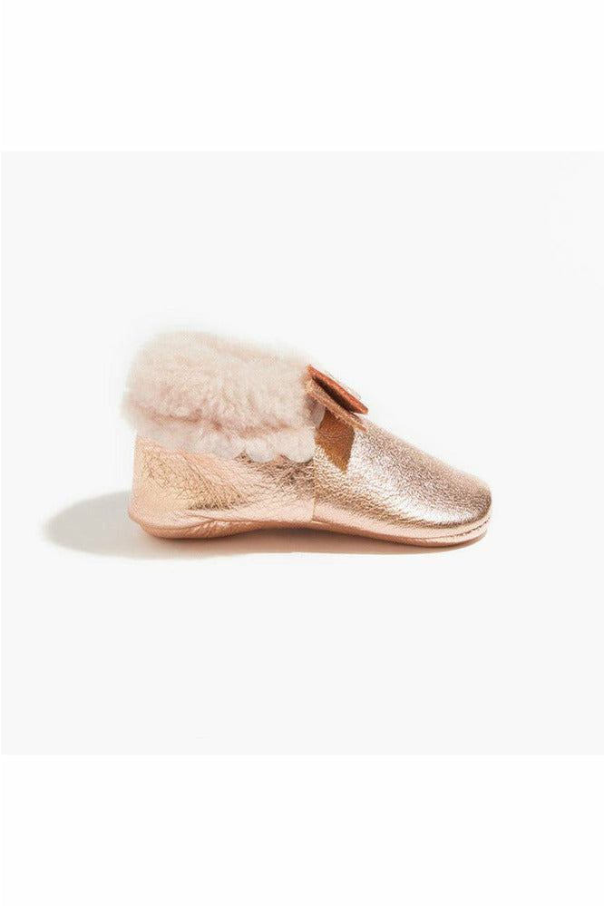 SHEARLING BOW MOCCASIN