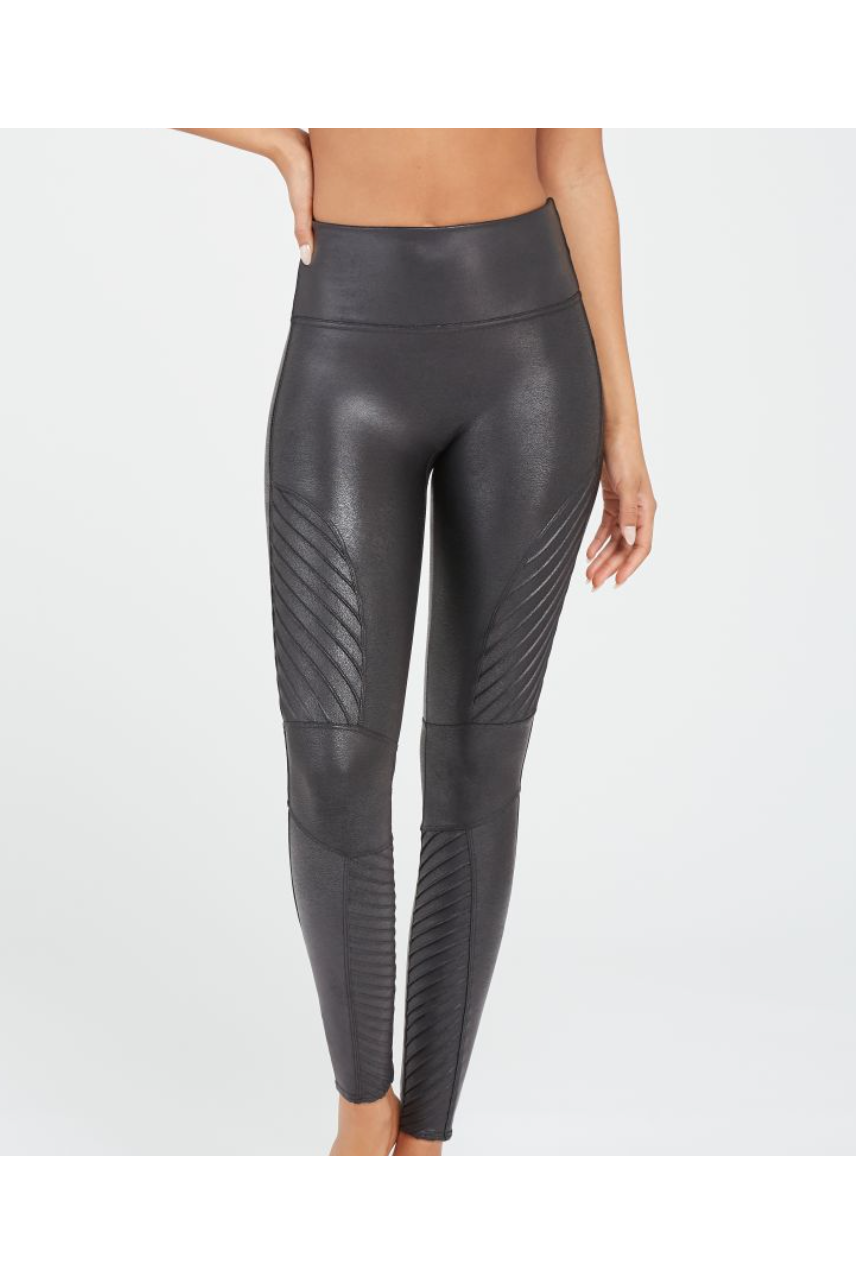 FAUX LEATHER MOTO LEGGINGS