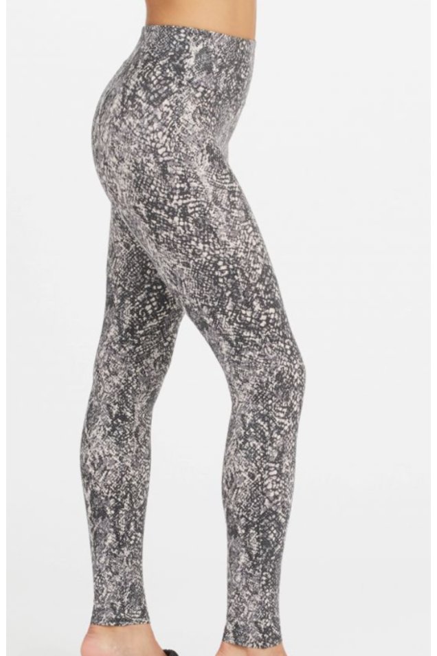 FAUX LEATHER SNAKESHINE LEGGING