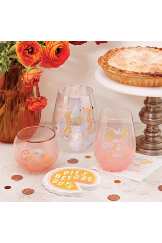 JUMBO WINE GLASS - FULL THANKS