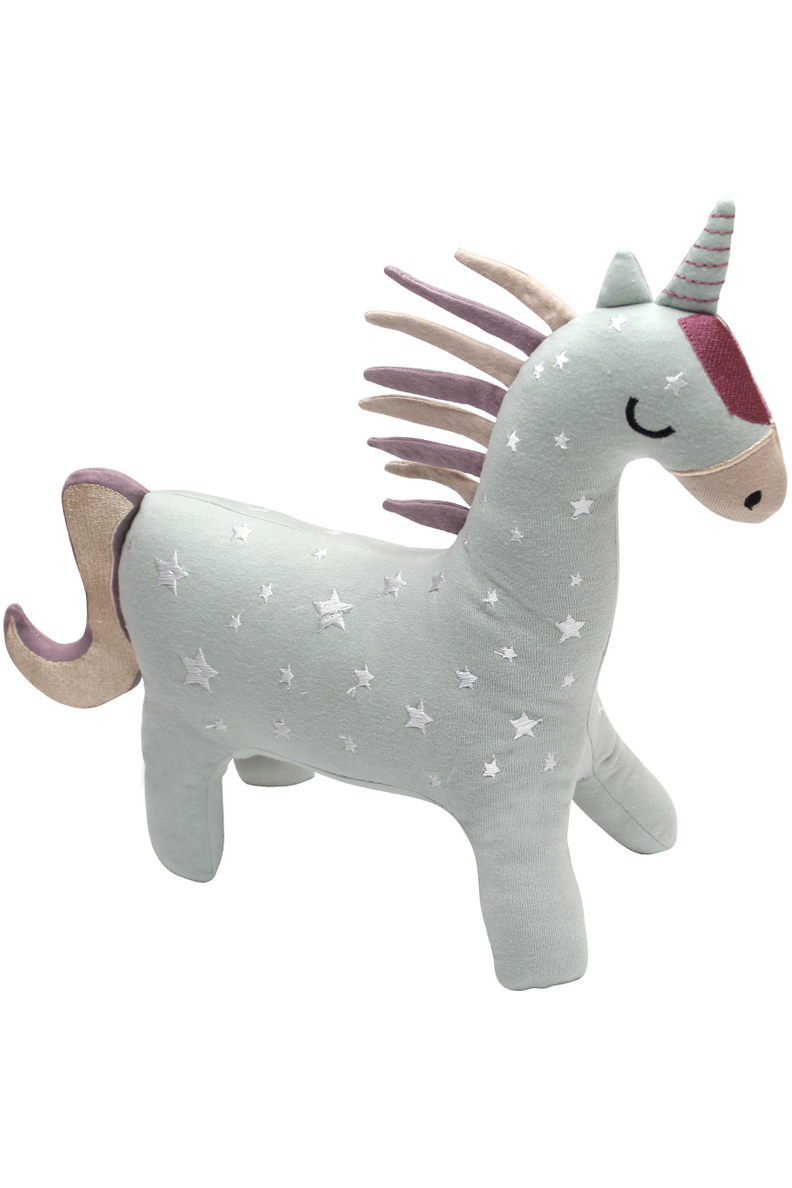 Luxury Faux Fur Pom Pom unicorn 