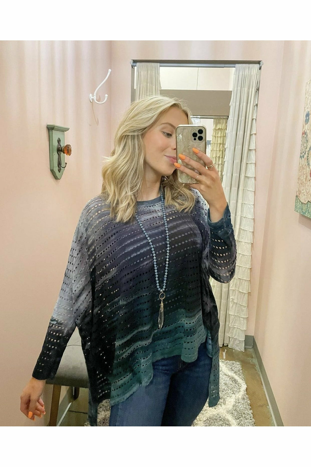 HOLEY TOP TRUNKSHOW- TIE DYE