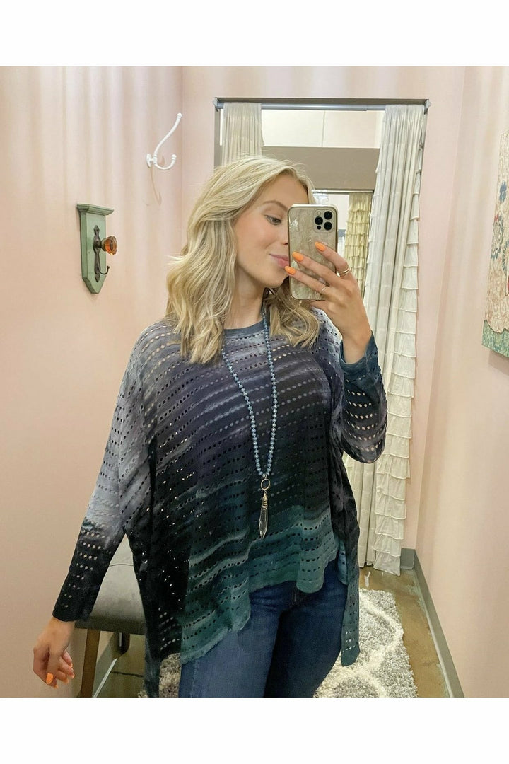 HOLEY TOP TRUNKSHOW- TIE DYE