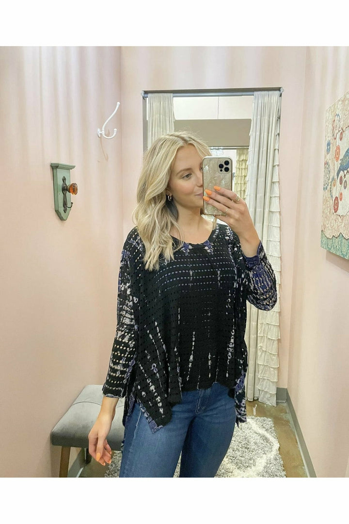 HOLEY TOP TRUNKSHOW- TIE DYE