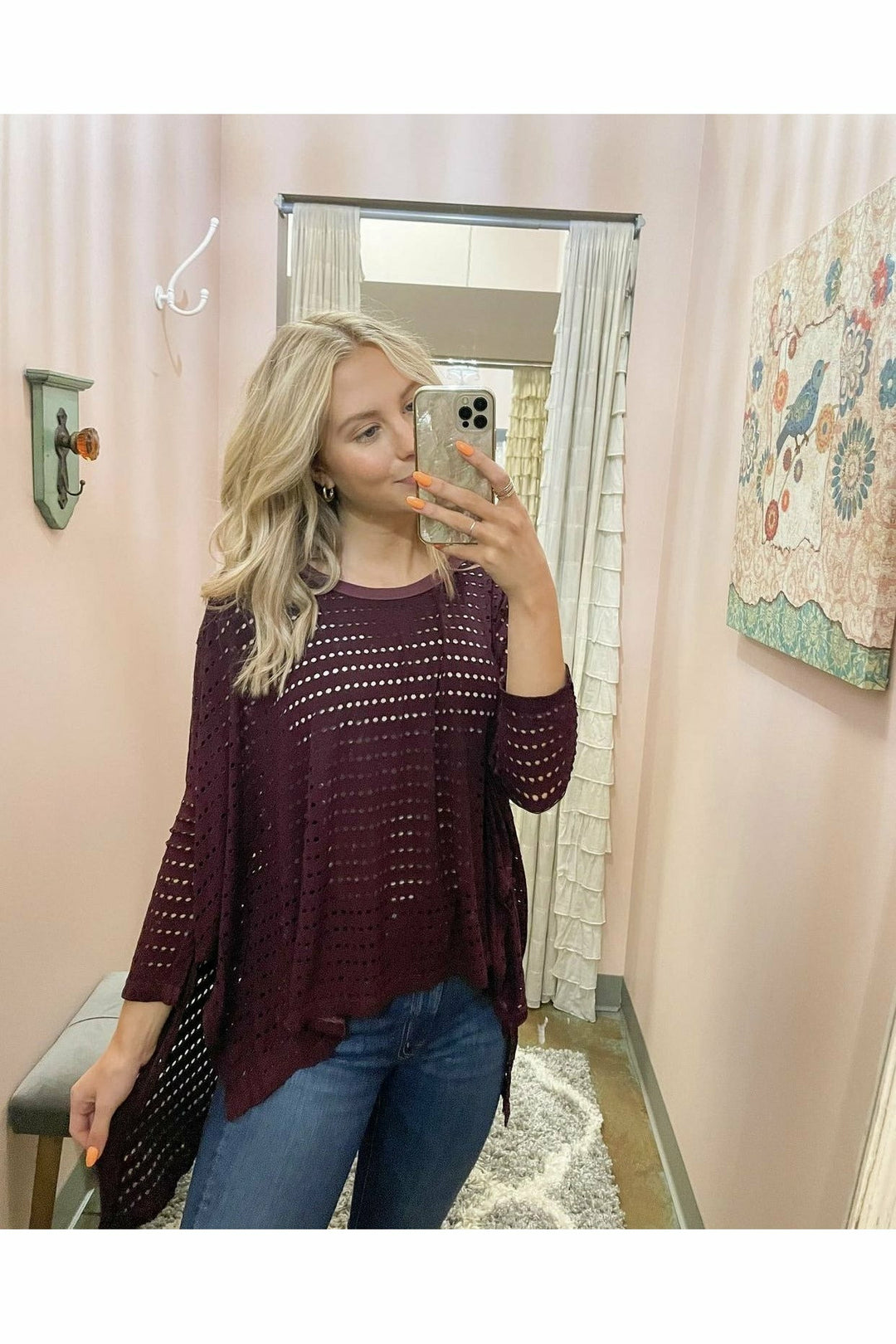 HOLEY TOP TRUNKSHOW- SOLID