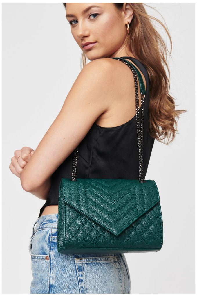 Stylish Khloe Crossbody Vegan Leather Bag - More Colors