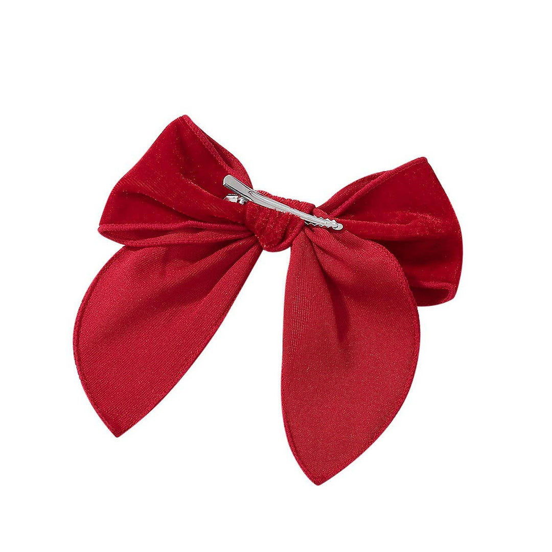 HOLIDAY VELVET BOW CLIP