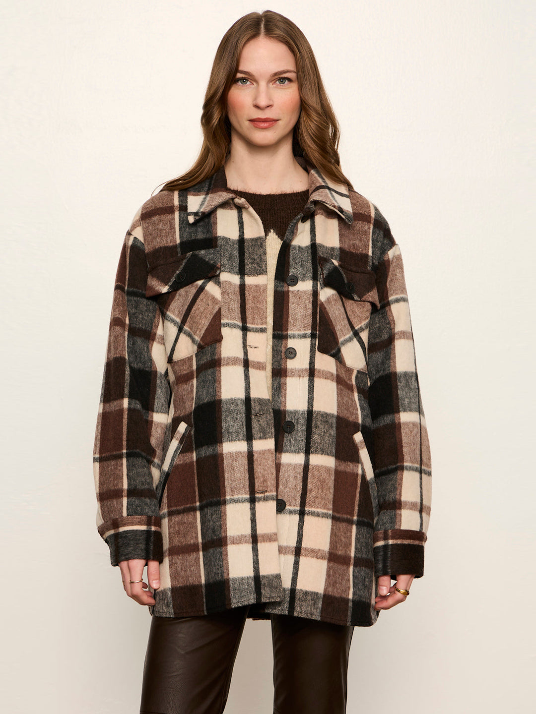 LOCKET PLAID COAT