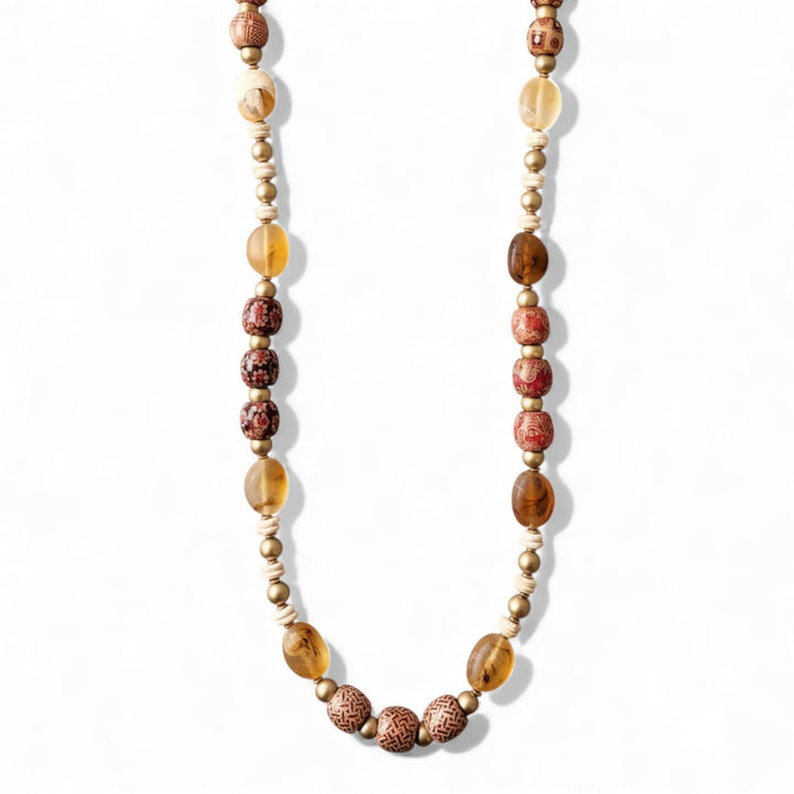 AUTUMN BEADED NECKLACE