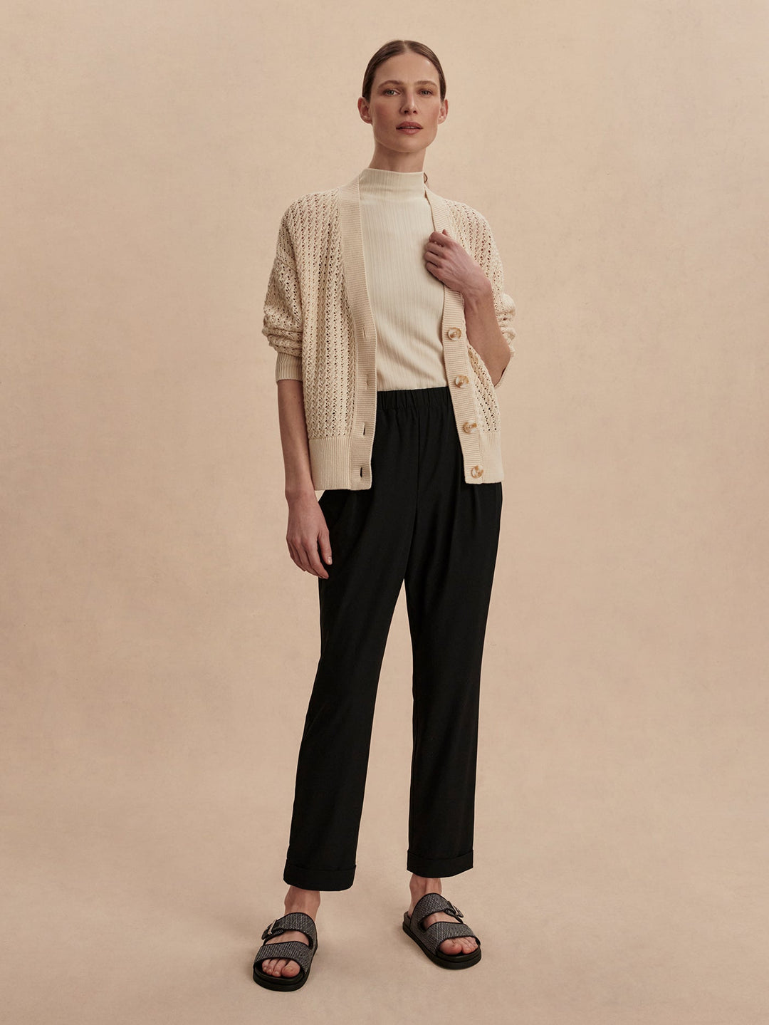 ALANA SLIM TAPERED CUFF PANT 27"