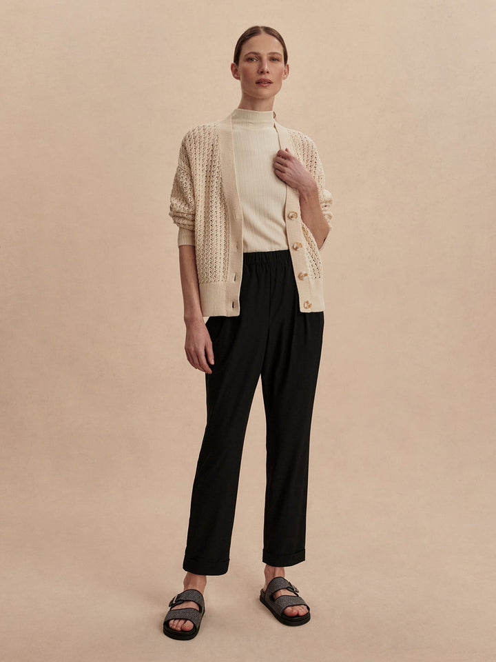 ALANA SLIM TAPERED CUFF PANT 27"