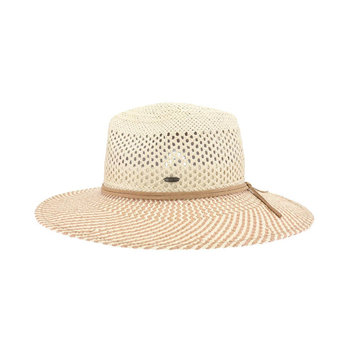 Open Crochet Panama Sun Hat