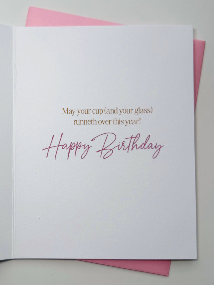 "Water into Wine" Birthday Greeting Card