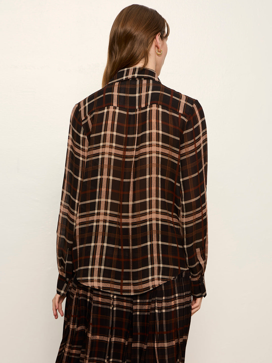 MEET IN PARIS TIE NECK BLOUSE