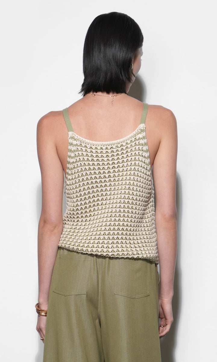 QUINCY CROCHET KNIT TOP
