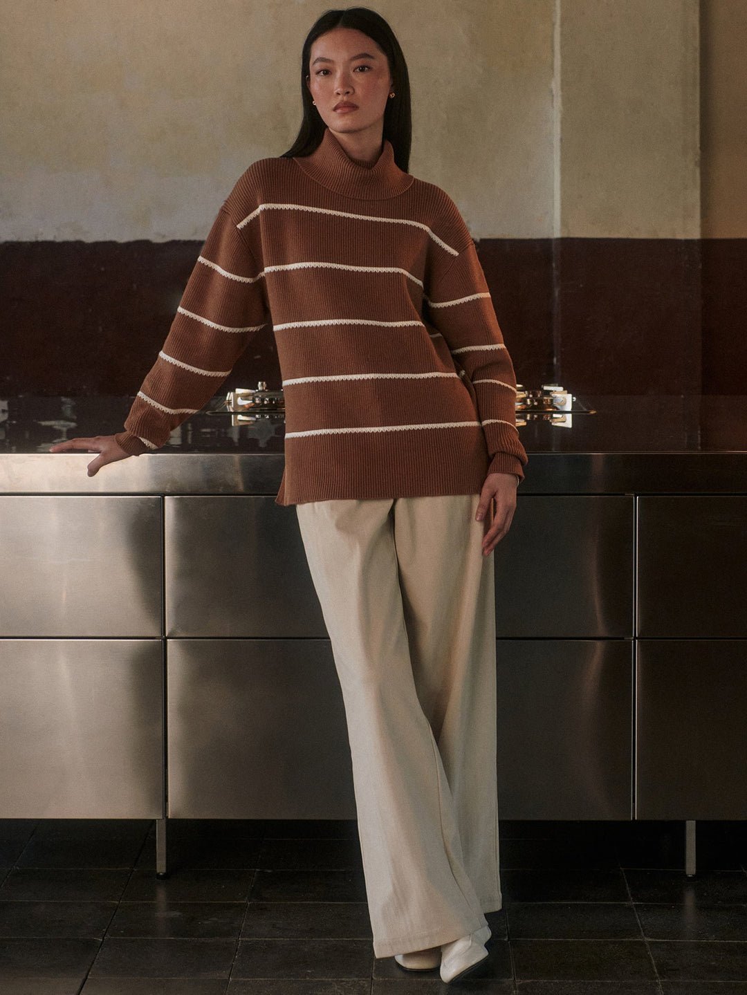 HAMISH STITCH KNIT SWEATER